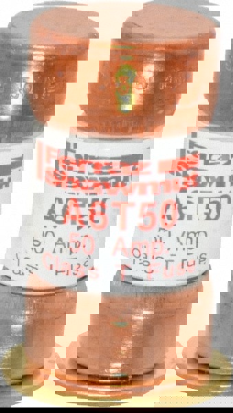 Cylindrical Fast-Acting Fuse: T, 50 A, 20.6 mm Dia